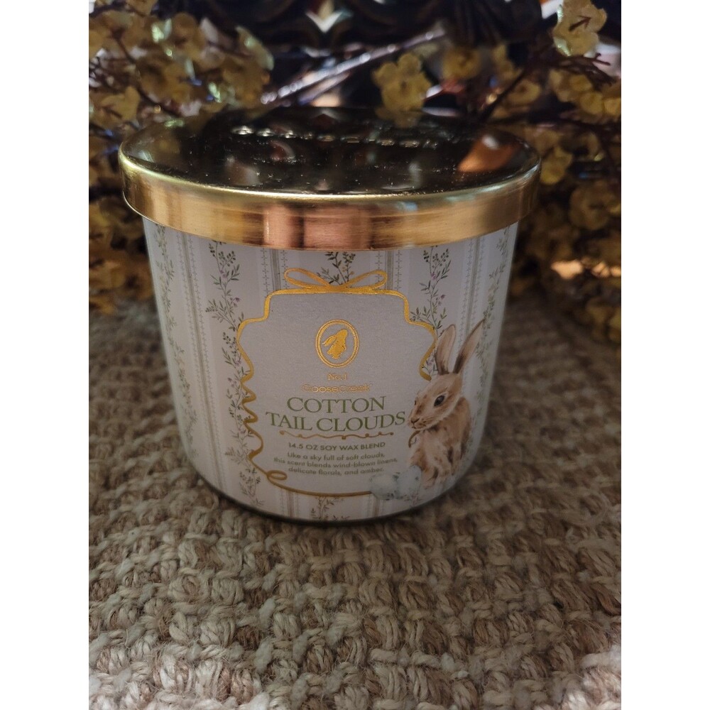 Cotton Tail Clouds - Goose Creek 3-wick Candle
